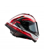 Cască integrală sport ALPINESTARS SUPERTECH R10 CARBON TEAM - Negru/Rosu/Alb | 8200224/1352