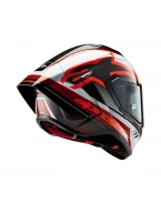 Cască integrală sport ALPINESTARS SUPERTECH R10 CARBON TEAM - Negru/Rosu/Alb | 8200224/1352