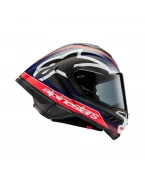 Cască integrală sport ALPINESTARS SUPERTECH R10 CARBON TEAM - Negru/Albastru/Rosu | 8200224/1383