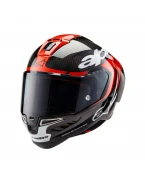Cască integrală sport ALPINESTARS SUPERTECH R10 CARBON ELEMENT - Negru/Rosu/Alb | 8200324/1363