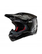 Cască motocross Alpinestars Supertech S-M10 Solid - Negru | 8300123/1188