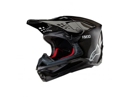 Cască motocross Alpinestars Supertech S-M10 Solid - Negru | 8300123/1188