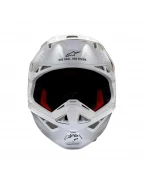 Cască motocross Alpinestars Supertech S-M10 Solid - Alb | 8300123/2180