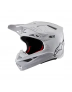 Cască motocross Alpinestars Supertech S-M10 Solid - Alb | 8300123/2180