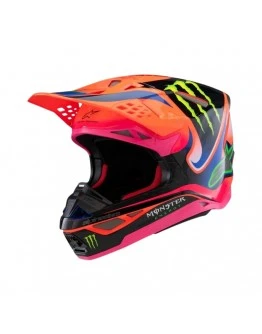 Cască motocross Alpinestars Supertech S-M10 Deegan Monster Energy ECE 22.06 - Multicolor
