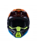 Cască cross-enduro ALPINESTARS S-M3 FRAY ECE 22.06 - Negru/Portocaliu/Galben fluo | 8300526/1455