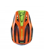 Cască cross-enduro ALPINESTARS S-M3 FRAY ECE 22.06 - Negru/Portocaliu/Galben fluo | 8300526/1455