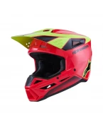 Cască cross-enduro ALPINESTARS S-M3 FRAY ECE 22.06 - Rosu/Galben fluo/Negru | 8300526/3051
