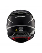 Casca motocross Alpinestars Supertech S-M10 Ampress - Negru/Alb mat | 8300623/1121