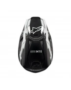 Casca motocross Alpinestars Supertech S-M10 Ampress - Negru/Alb mat | 8300623/1121