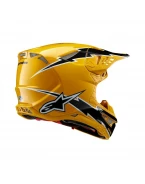 Casca motocross Alpinestars Supertech S-M10 Ampress - Negru/Galben | 8300623/1414