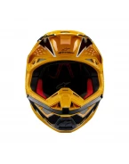 Casca motocross Alpinestars Supertech S-M10 Ampress - Negru/Galben | 8300623/1414