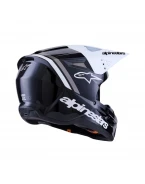Cască cross-enduro Alpinestars S-M3 Radium ECE 22.06 - Negru/Alb/Gri | 8300726/1546