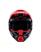 Cască cross-enduro Alpinestars S-M3 Radium ECE 22.06 - Negru/Rosu fluo/Alb | 8300726/1553