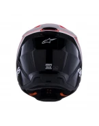 Cască cross-enduro Alpinestars S-M3 Radium ECE 22.06 - Negru/Rosu fluo/Alb | 8300726/1553