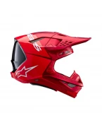 Casca motocross Alpinestars Supertech S-M10 Flood - Rosu fluo | 8300923/3003