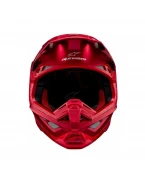 Casca motocross Alpinestars Supertech S-M10 Flood - Rosu fluo | 8300923/3003
