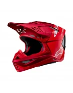Casca motocross Alpinestars Supertech S-M10 Flood - Rosu fluo | 8300923/3003