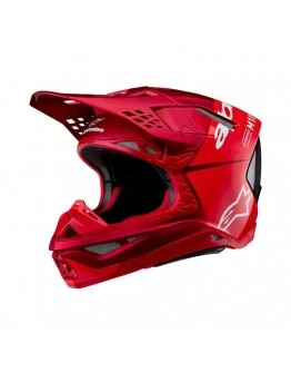 Casca motocross Alpinestars Supertech S-M10 Flood - Rosu fluo	