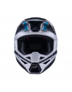 Cască cross-enduro ALPINESTARS S-M3 HEAT ECE 22.06 - Argintiu/Albastru/Negru mat | 8300926/1949