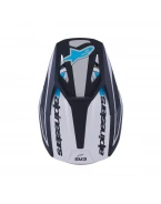 Cască cross-enduro ALPINESTARS S-M3 HEAT ECE 22.06 - Argintiu/Albastru/Negru mat | 8300926/1949