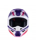 Cască cross-enduro ALPINESTARS S-M3 HEAT ECE 22.06 - Alb/Mov/Roz | 8300926/2052