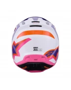 Cască cross-enduro ALPINESTARS S-M3 HEAT ECE 22.06 - Alb/Mov/Roz | 8300926/2052