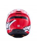 Cască cross-enduro ALPINESTARS S-M3 HEAT ECE 22.06 - Rosu/Alb/Negru | 8300926/3126