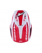 Cască cross-enduro ALPINESTARS S-M3 HEAT ECE 22.06 - Rosu/Alb/Negru | 8300926/3126