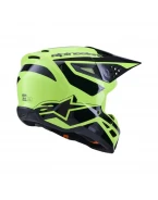 Cască cross-enduro ALPINESTARS S-M3 HEAT ECE 22.06 - Galben fluo/Negru | 8300926/5011