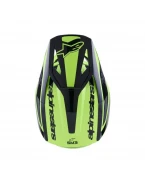 Cască cross-enduro ALPINESTARS S-M3 HEAT ECE 22.06 - Galben fluo/Negru | 8300926/5011