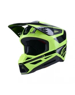 Cască cross-enduro ALPINESTARS S-M3 HEAT ECE 22.06 - Galben fluo/Negru