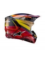 Cască motocross ALPINESTARS SUPERTECH S-M10 ERA - Auriu/Galben/Rosu | 8301123/5938