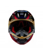 Cască motocross ALPINESTARS SUPERTECH S-M10 ERA - Auriu/Galben/Rosu | 8301123/5938