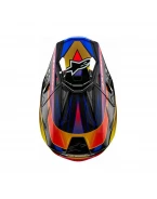 Cască motocross ALPINESTARS SUPERTECH S-M10 ERA - Auriu/Galben/Rosu | 8301123/5938