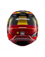 Cască motocross ALPINESTARS SUPERTECH S-M10 ERA - Auriu/Galben/Rosu | 8301123/5938