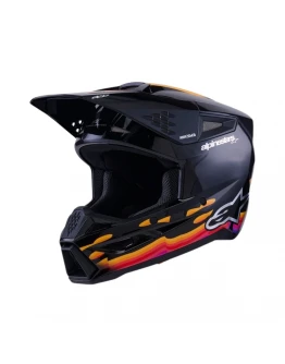 Cască cross-enduro Alpinestars S-M3 Force ECE 22.06 - Negru