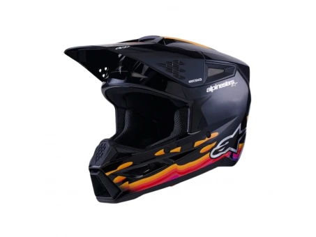 Cască cross-enduro Alpinestars S-M3 Force ECE 22.06 - Negru | 8301126/1180