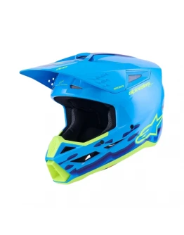Cască cross-enduro Alpinestars S-M3 Force ECE 22.06 - Albastru