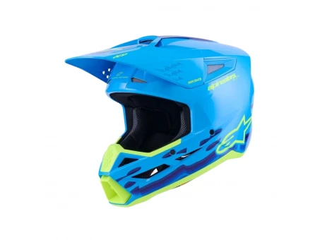 Cască cross-enduro Alpinestars S-M3 Force ECE 22.06 - Albastru | 8301126/7232