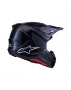Cască Cross-Enduro ALPINESTARS Supertech S-M7 Solid ECE06 - Negru | 8301326/1180
