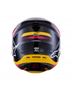 Cască cross-enduro Alpinestars Supertech S-M7 Rise - Negru/Galben/Roz | 8301526/1564