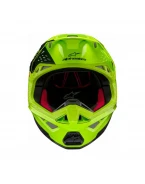 Casca motocross Alpinestars Supertech S-M10 Unite - Galben fluo/Negru/Roz | 8301623/5138