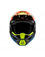 Cască cross-enduro copii Alpinestars S-M3 Youth Fray ECE 22.06 - Negru/Portocaliu | 8301725/1455