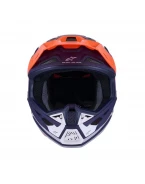 Cască Cross-Enduro ALPINESTARS Supertech S-M7 Core ECE06 - Portocaliu/Albastru | 8301726/408