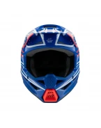 Cască motocross copii Alpinestars S-M3 Youth WURX ECE 22.06 - Albastru/Rosu/Alb | 8302125/7312