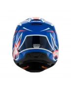 Cască motocross copii Alpinestars S-M3 Youth WURX ECE 22.06 - Albastru/Rosu/Alb | 8302125/7312