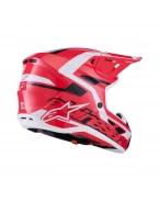 Cască Cross-Enduro ALPINESTARS Supertech S-M7 Deed ECE06 - Rosu/Negru/Alb | 8302326/3139