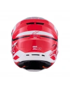 Cască Cross-Enduro ALPINESTARS Supertech S-M7 Deed ECE06 - Rosu/Negru/Alb | 8302326/3139