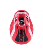 Cască Cross-Enduro ALPINESTARS Supertech S-M7 Deed ECE06 - Rosu/Negru/Alb | 8302326/3139